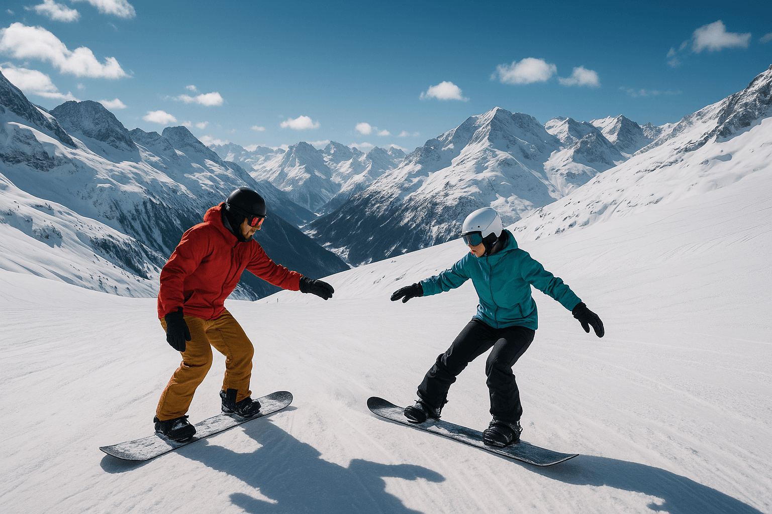 Snowboard-Coaching in den Schweizer Alpen